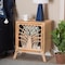 Baxton Studio Danna Modern Bohemian Natural Brown Rattan Nightstand 231-13155-ZORO - alternate 2